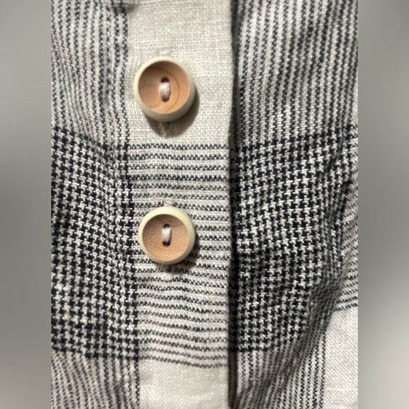 Mango 100% linen summer shirt size XXS - Picture 4 of 6